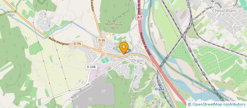 localisation de l'entreprise PROVISOL à ORGON
