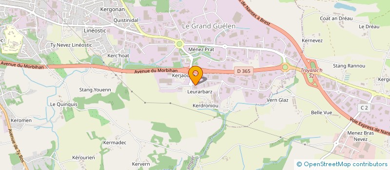 localisation de l'entreprise PROVISUR TECHNOLOGIES FRANCE à QUIMPER