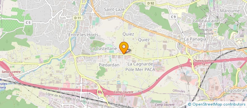 localisation de l'entreprise PROVOLLEX à OLLIOULES
