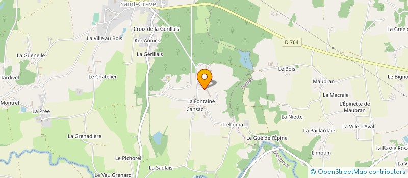 localisation de l'entreprise PROVOST à SAINT-GRAVE