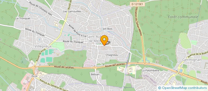 localisation de l'entreprise PROVOST  SAINT-AUBIN-DE-MEDOC