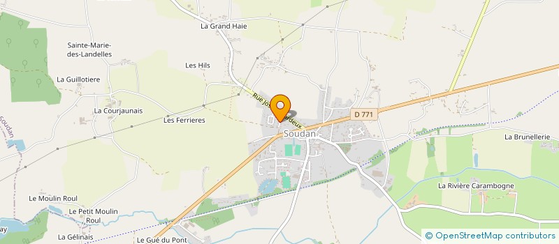 localisation de l'entreprise PROVOSTYL  CHATEAUBRIANT