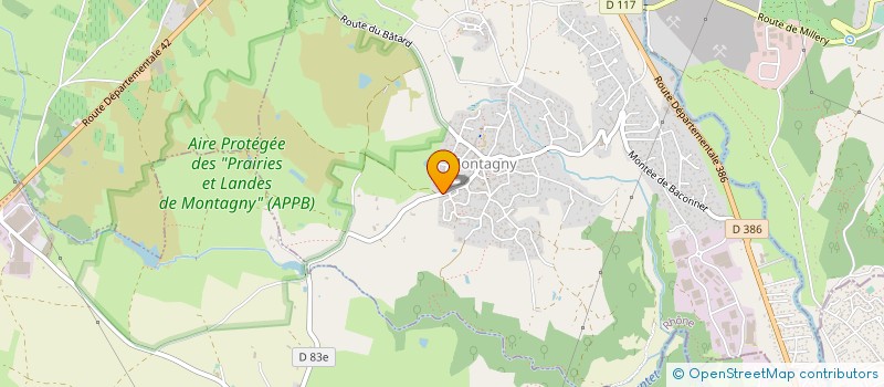 localisation de l'entreprise PROVOT CLIMATISATION  MONTAGNY