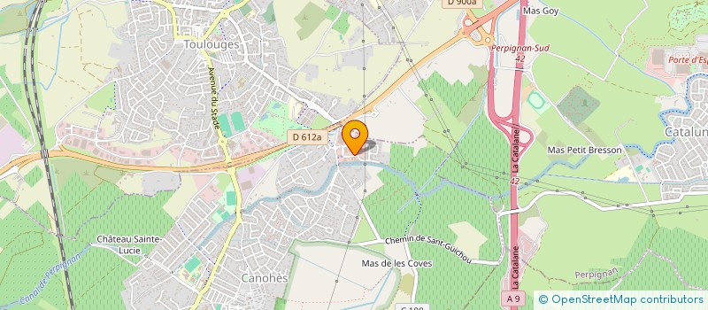 localisation de l'entreprise PROVUL66  CANOHES