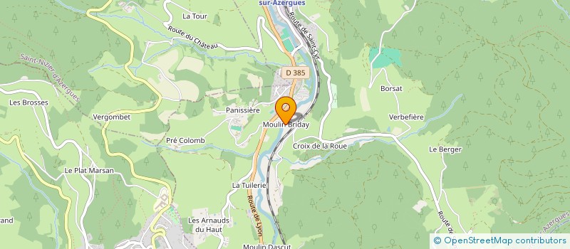 localisation de l'entreprise PROVVEDI INDUSTRIE  VILLEFRANCHE-SUR-SAONE