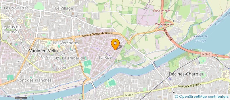 localisation de l'entreprise PROWAR INDUSTRIE à VAULX-EN-VELIN