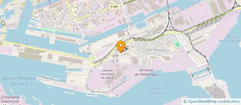 localisation de l'entreprise PROWASH à LE HAVRE