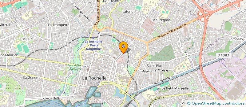 localisation de l'entreprise PROWASH ECO-NETTOYAGE  LA ROCHELLE