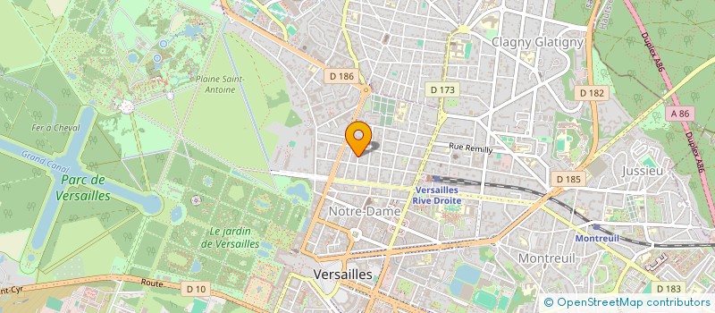 localisation de l'entreprise PROWIMAX  VERSAILLES
