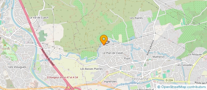 localisation de l'entreprise PROWORKS PELISSANNE  PELISSANNE