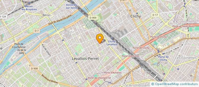 localisation de l'entreprise PROWSENIOR à LEVALLOIS-PERRET
