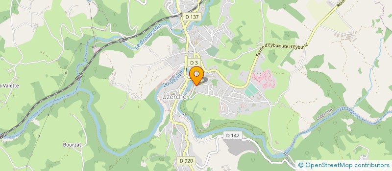 localisation de l'entreprise PROX ENTREPRISE D'INSERTION à UZERCHE