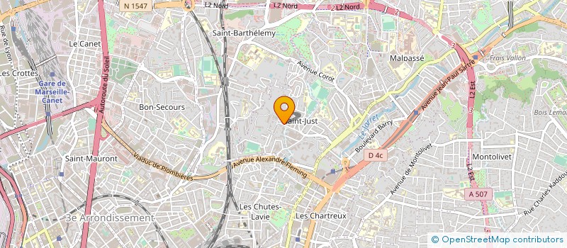 localisation de l'entreprise PROX-HYDRO à MARSEILLE