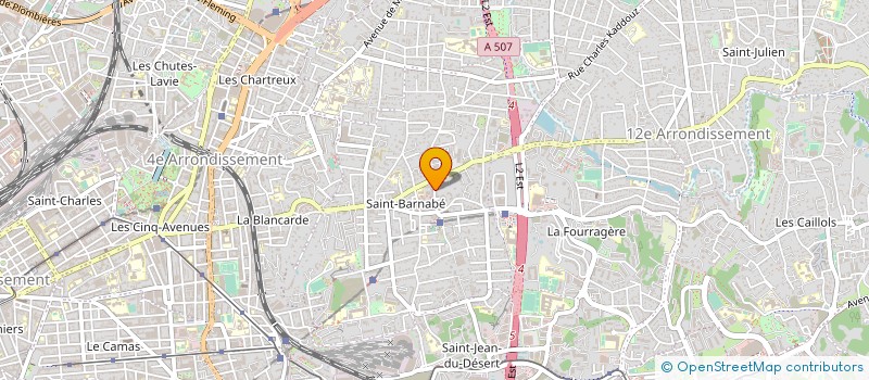 localisation de l'entreprise PROX'IMMO  MARSEILLE