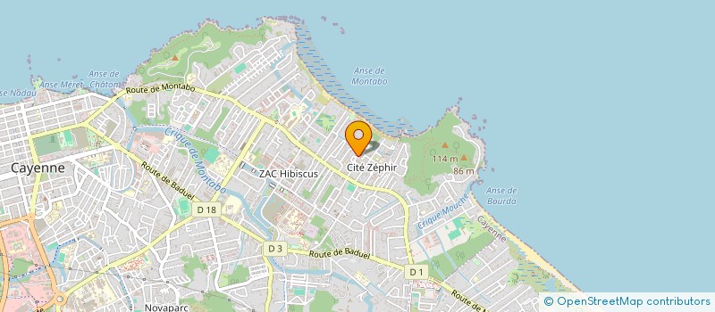 localisation de l'entreprise PROX'SERVICE  CAYENNE