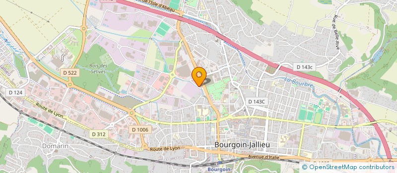 localisation de l'entreprise PROXADIS  BOURGOIN-JALLIEU