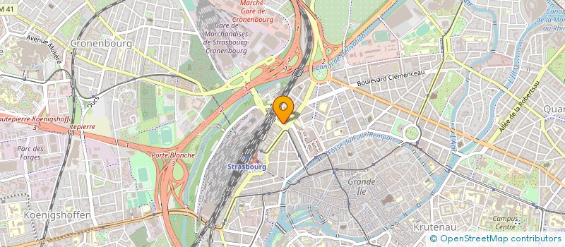 localisation de l'entreprise PROXALU GROUP à STRASBOURG