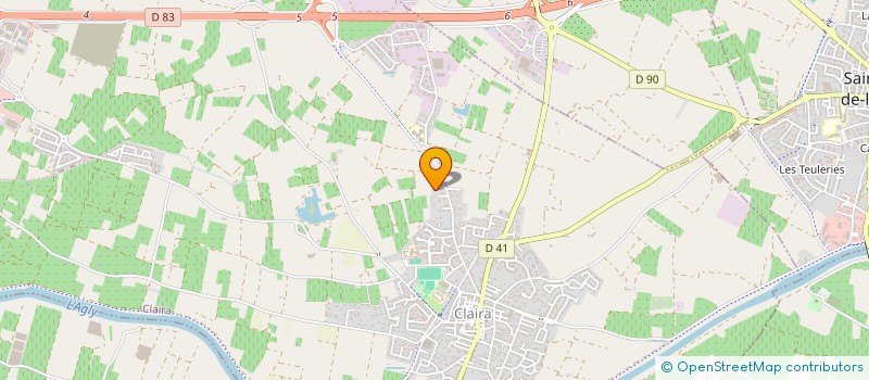 localisation de l'entreprise PROXAVIS  CLAIRA