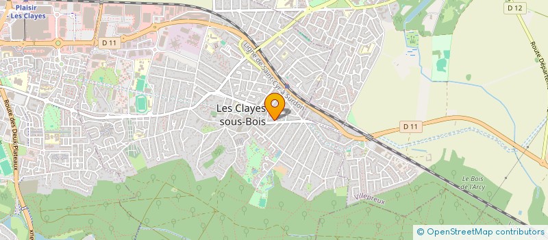 localisation de l'entreprise PROXEE SERVICES à LES CLAYES-SOUS-BOIS