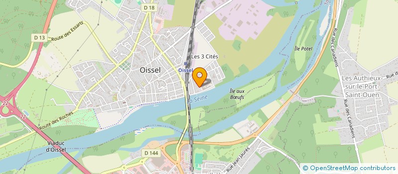localisation de l'entreprise PROXEL à OISSEL