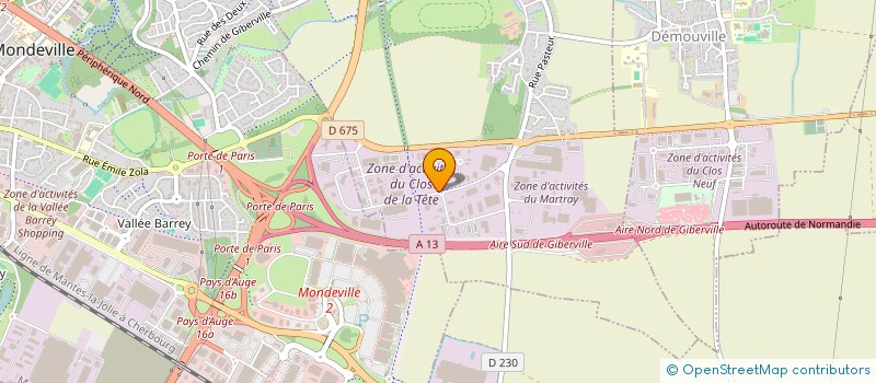 localisation de l'entreprise PROXI 1  CARPIQUET