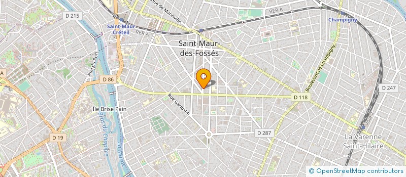 localisation de l'entreprise PROXI à SAINT-MAUR-DES-FOSSES