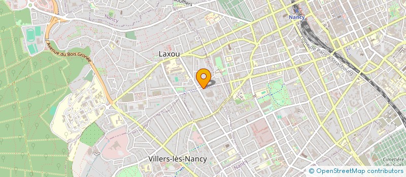 localisation de l'entreprise PROXI ALLIANCE  LAXOU