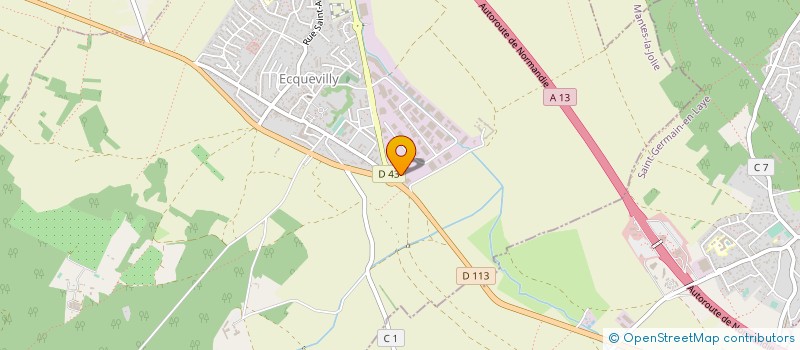 localisation de l'entreprise PROXI BOISSONS NORMANDIE - PBN à OUDALLE