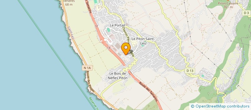 localisation de l'entreprise PROXI CLINIQUE CUISINE à SAINT-LEU
