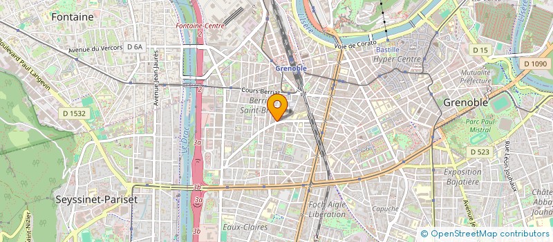 localisation de l'entreprise PROXI CONFORT à GRENOBLE