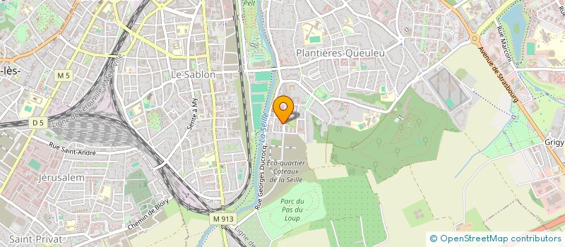 localisation de l'entreprise PROXI COTEAUX DE LA SEILLE à METZ