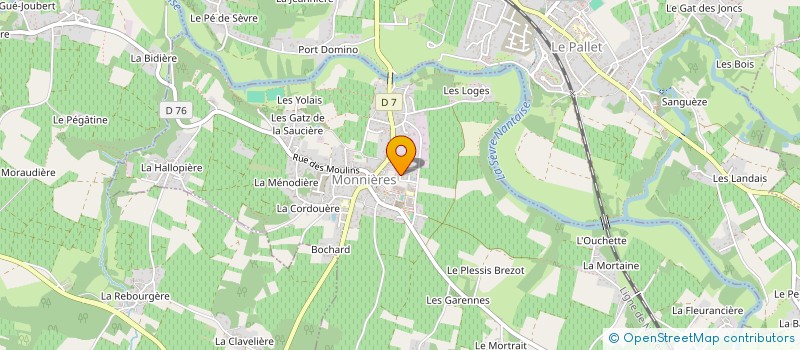 localisation de l'entreprise PROXI DEJ à MONNIERES
