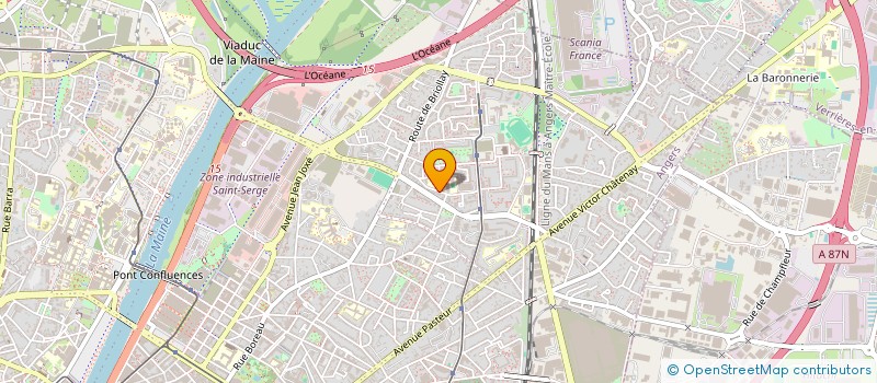 localisation de l'entreprise PROXI-EYES DES OPTICIENS AUX SERVICES DE TOUS D'ICI ET D'AILLEURS à ANGERS