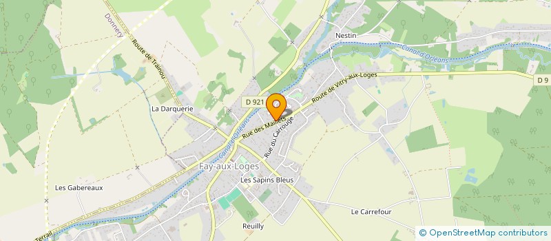 localisation de l'entreprise PROXI HOLDING à FAY-AUX-LOGES
