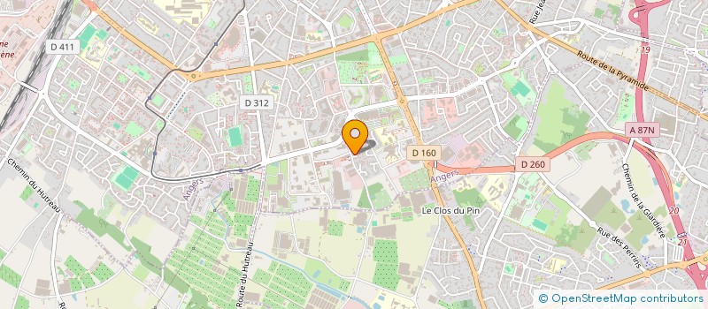 localisation de l'entreprise PROXI LINE  ANGERS