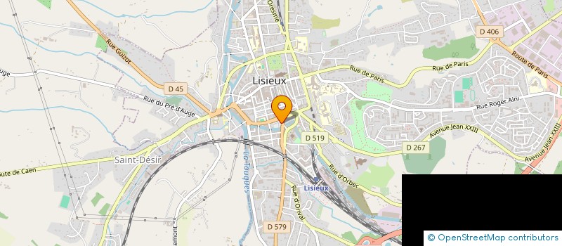 localisation de l'entreprise PROXI-M'AIDE à LISIEUX