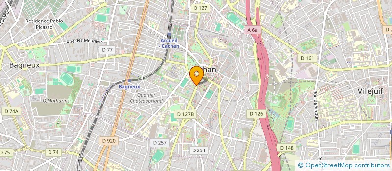 localisation de l'entreprise PROXI PIZZAS  CACHAN