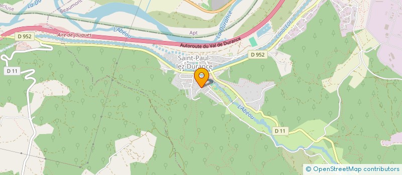 localisation de l'entreprise PROXI SAINT PAUL  SAINT-PAUL-LEZ-DURANCE