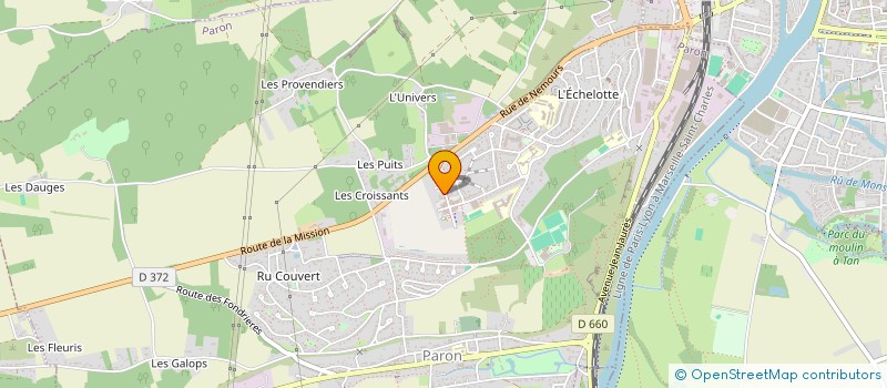 localisation de l'entreprise PROXI SANDRINE à PARON