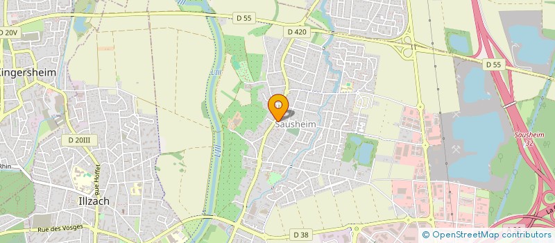 localisation de l'entreprise PROXI SAUSHEIM  SAUSHEIM