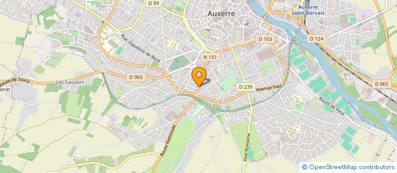 localisation de l'entreprise PROXI SERVICES  AUXERRE