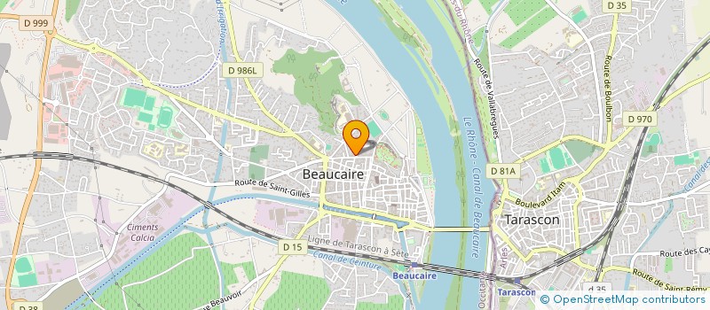 localisation de l'entreprise PROXI SHOP  BEAUCAIRE