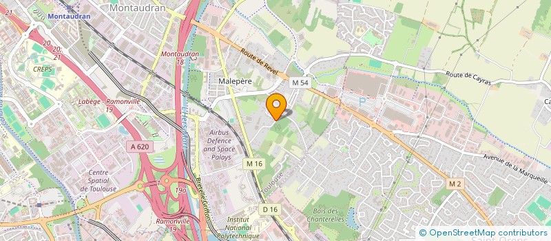 localisation de l'entreprise PROXI-TRAVAUX  TOULOUSE