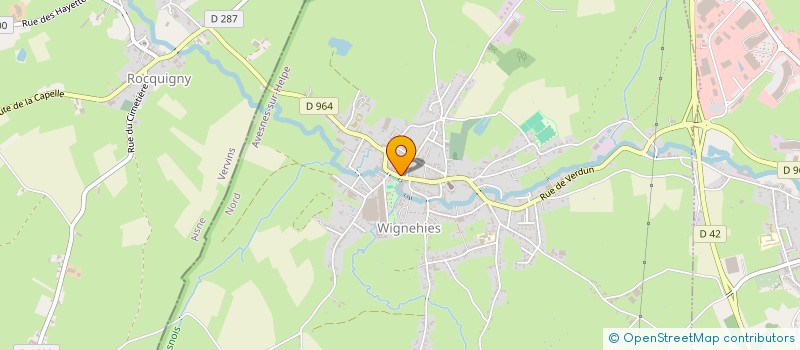 localisation de l'entreprise PROXI WIGNEHIES  WIGNEHIES