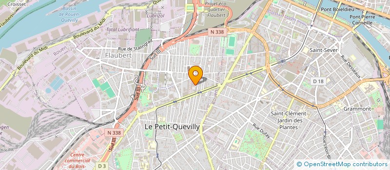 localisation de l'entreprise PROXIA  LE PETIT-QUEVILLY