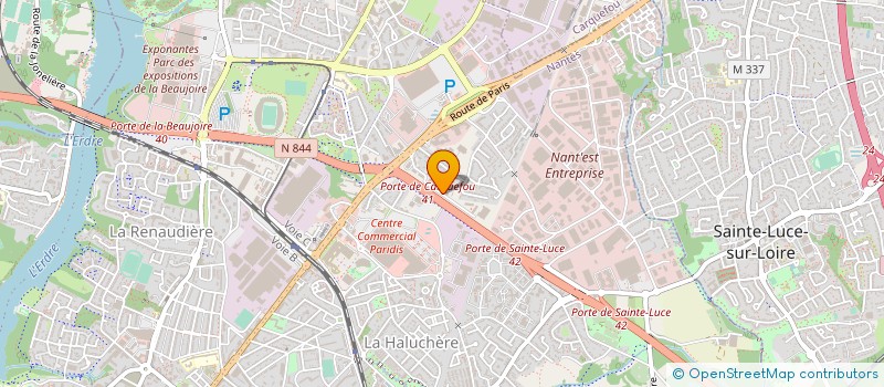 localisation de l'entreprise PROXIA CONSTRUCTION ASSURANCES à NANTES