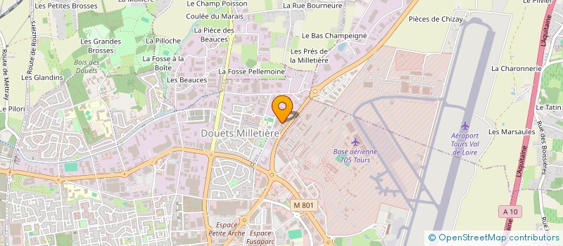 localisation de l'entreprise PROXIA NL  TOURS