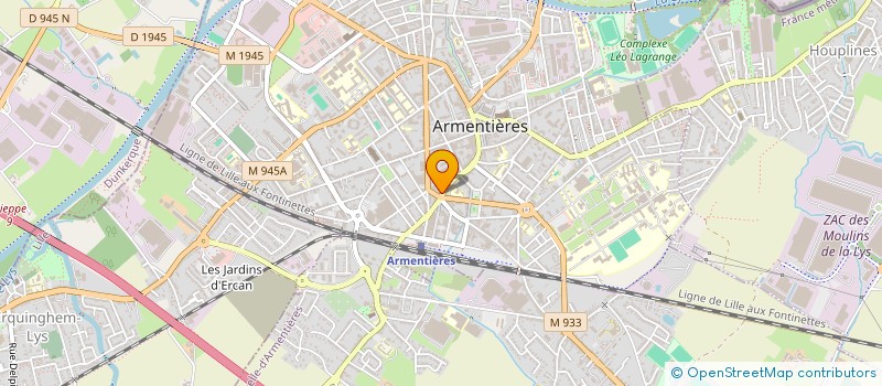 localisation de l'entreprise PROXIADE  ARMENTIERES