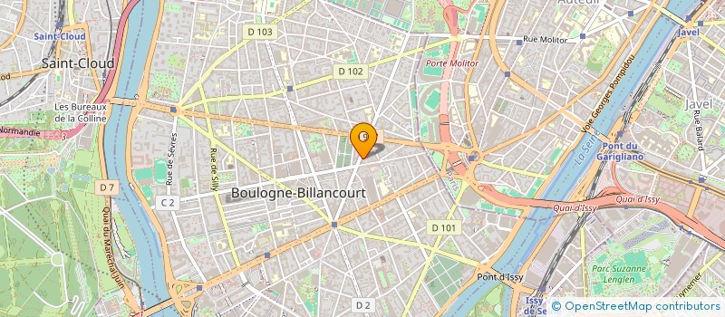 localisation de l'entreprise PROXIAPP  BOULOGNE-BILLANCOURT