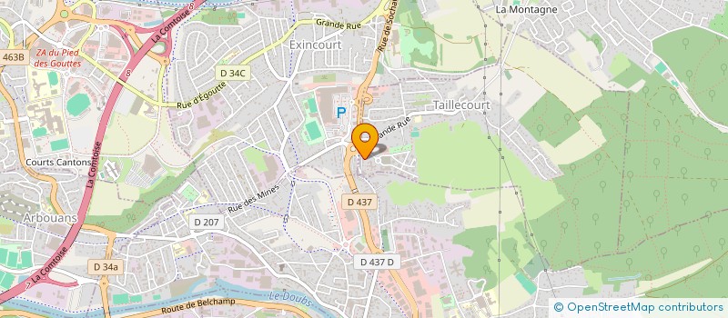 localisation de l'entreprise PROXIAUTO FRANCE à TAILLECOURT